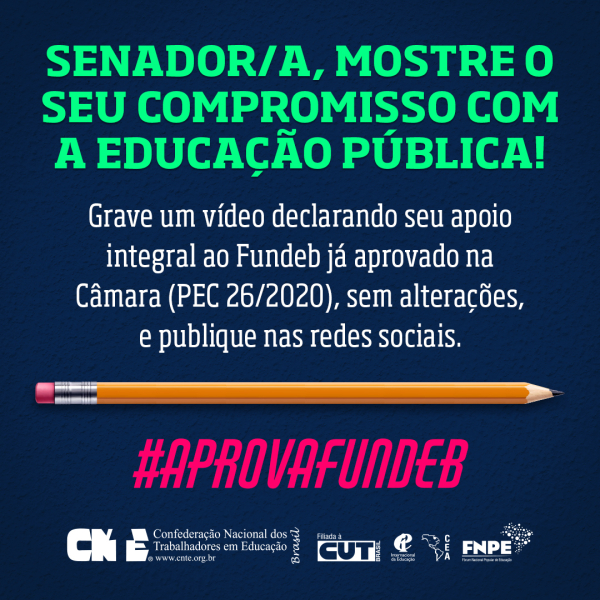 aprova fundeb senadores face 19082020