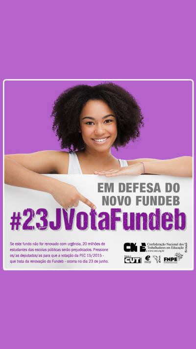 cnte campanha vota fundeb instagram stories 23 junho 06