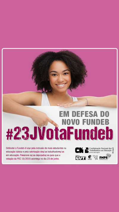 cnte campanha vota fundeb instagram stories 23 junho 07