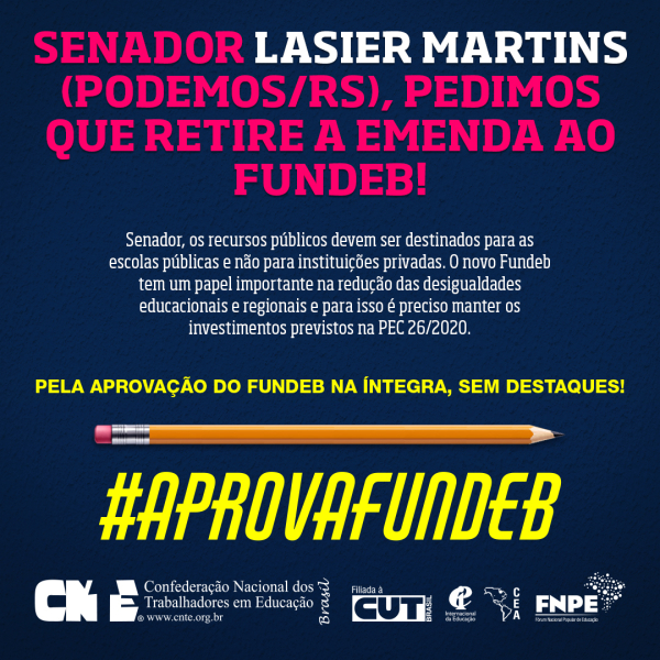 cnte campanha vota fundeb instagram card all type 20