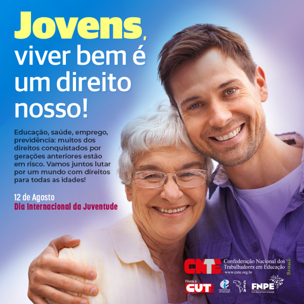 dia internacional da juventude card quadrado