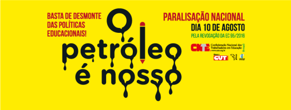 paralisacao o petroleo e nosso facebook cover