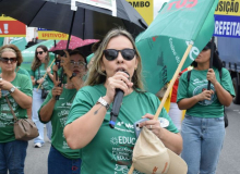 [SE] Marcha da Educação convocada pelo Sindipema denuncia descaso da Semed