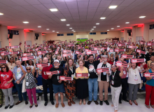No congresso do SINTEP-PB, CNTE debate tecnologia e financiamento da educação