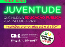 Inscrições prorrogadas até 30/11 no Concurso Juventude que Muda a Educação Pública