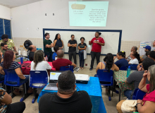 [AL] Sinteal participa de Semana Pedagógica na Escola Maria Ivone