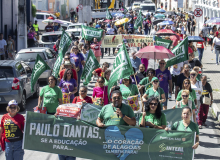 [AL] Sinteal inicia greve no estado com grande ato na capital